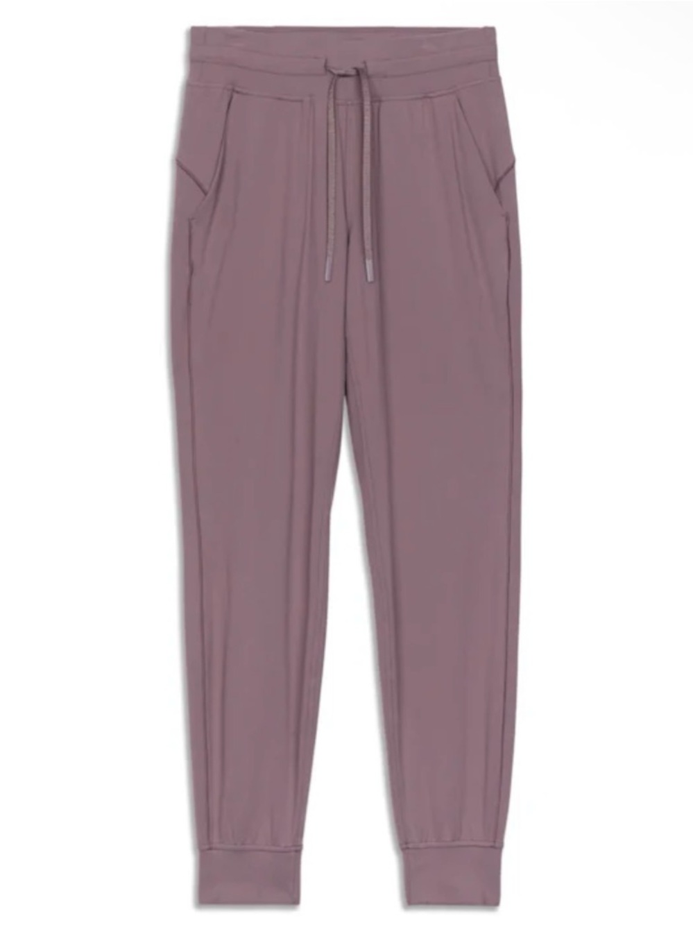 Mauve Drawstring Jogger Pants